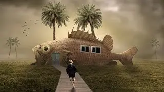 FISH HOUSE - Photoshop Manipulation Tutorial