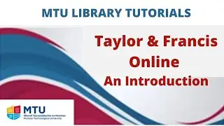 Taylor & Francis Online - An Introduction