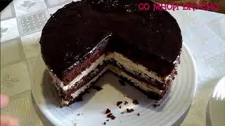 ВКУСНЫЙ Шоколадный Торт с БАНАНОМ / ЛЕГКИЙ Шоколадный торт