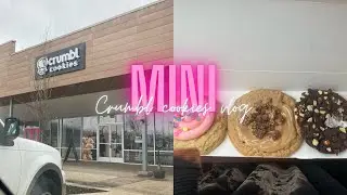 Mini Crumbl cookies vlog !