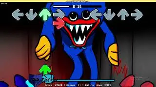Friday Night Funkin' VS Huggy Wuggy In Vent, but It's first person (FNF Mod) (Poppy Playtime/Horror)