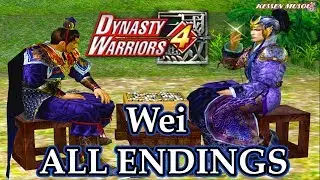 Dynasty Warriors 4 | Wei All Endings | (4K 60fps)