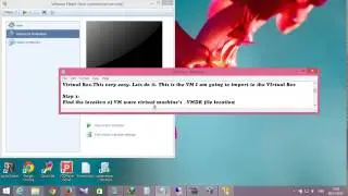 Importing VM Ware virtual Machine  to Oracle Virtual Box.- VIdeo tutorial