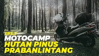 CAMPING DI HUTAN PINUS PRABANLINTANG WISATA TEGAL JAWA TENGAH | BURGMAN 200