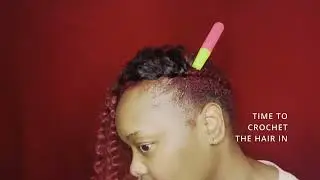 Simple Crochet updo 