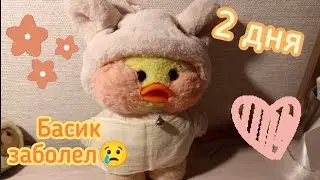 Влог на 2 дня | Басик заболел😢 |.Едем в гости #милкаиполина #уточкамилка #басик #влог