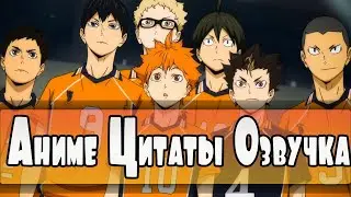 АНИМЕ ЦИТАТЫ ОЗВУЧКА - ВОЛЕЙБОЛ (HAIKYUU)