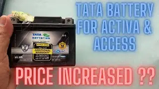 Tata Battery For Activa | New Price In 2023 #tatabattery #activa