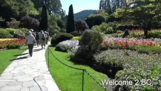 Victoria Harbour and Butchart Garden, Vancouver Island , BC, Canada