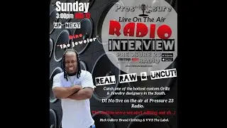 Pressure 23 Radio Interview with DI No The Jeweler “VVS Dino”