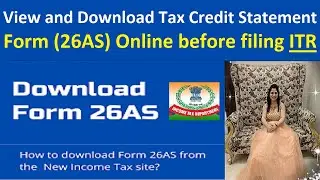 View and Download Tax Credit Statement Form (26AS) Online before filing Income Tax Return (ITR)