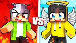 ŞEYTAN VS MELEK SIĞINAĞI 😈😇 | Minecraft