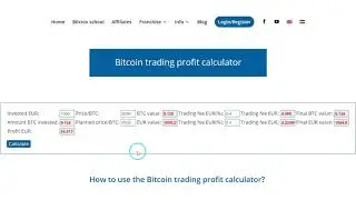 How to use BtcPremium Bitcoin trading profit calculator