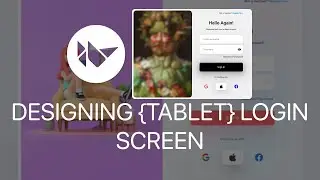 Art[Kivy] - Designing Tablet Login Screen