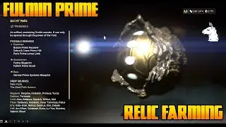 Let's Play Warframe - Fulmin Prime Relic Farm