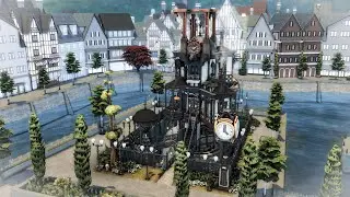 Floating steampunk house - The Sims 4 Speed Build