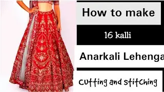 How To Make Designer Kalli Lehenga Cutting and Stitching (Hindi)