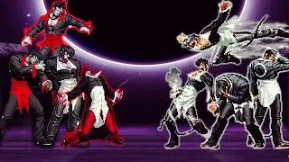 [KOF Mugen] Dark Iori Yagami Team Vs WF Iori Yagami Team