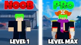 Starting Over As Noob And Becoming PRO In Pixel Piece Roblox