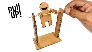How To Make Cardboard Pull Up Man | DIY Pull Up With Cardboard