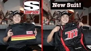 Unboxing My New Custom Simpson Racing Suit!