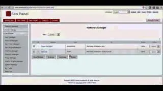 Seo panel admin panel steps