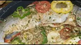 طاجين السلمون🐟 بالأعشاب المنسمة شيء فوق الوصف جربوه و ردو عليا👍