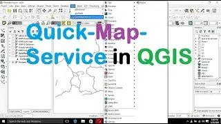 QGIS Tutorial - 010 || How to use Quick Map Service in QGIS ||  How add base map in QGIS ||