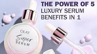 Olay Super Serum 1.0 oz with Niacinamide, Vitamin C, Collagen Peptide, AHA, and Vitamin E  $29.94