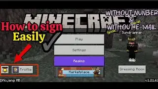 How To Sign In Minecraft PE Latest Version |Only 3 Minutes| |Malayalam|[Sundrappan]