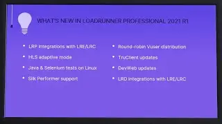 What's New in LoadRunner Professional 2021 R1