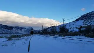 Nevada Northern 40 in the late afternoon