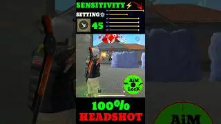 Free Fire Headshot Setting 2024 ⚡ Best Sensitivity Settings ⚙️| Sensitivity + Hud Settings Free Fire
