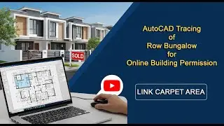AutoCAD Tracing करून Row Bungalow ची Online Building Permission कशी घ्यावी? | Marathi Guide