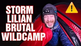 TENT FLOODED!! Storm Lilian brutal wet and windy wildcamp in the Lake District