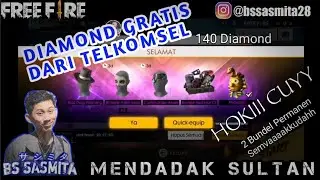 DIAMOND GRATISSSS !! CARA TUKAR POIN TELKOMSEL - MENDADAK SULTAN FREE FIRE BATTLEGROUND