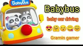 Babybus  baby car driving 😍🤗😚😋😊 #gaming #gramingamer #video