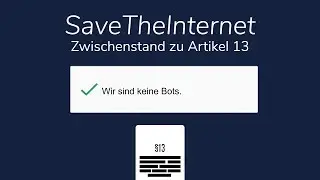 Artikel 13 - Zwischenstand der Debatte um EU Urheberrechtsreform