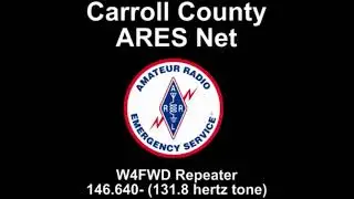 Carroll County ARES (Amateur Radio Emergency Service) Net - 7/15/2021