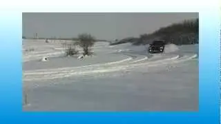 Hyundai Santa Fe 2.0 CRDI 4WD AT on snow (off-road)