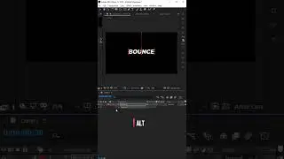 Simple and Creative Animation in After Effects | Bounce Text Animation 