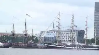 The Tall Ships Races 2013 Rīga Рига Daugava HD 1080