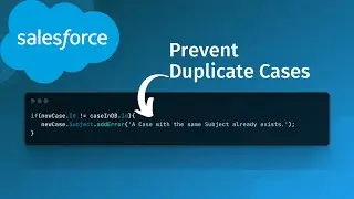 How to Prevent Duplicate Cases in Salesforce