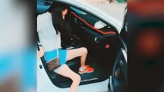 Beautiful Wheelchair Girl Transferring