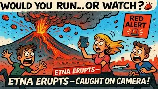 Mount Etna Eruption 2025: Tourists Flee as Sky Turns Black