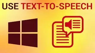 How to use Text-to-Speech in Windows 8