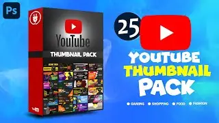 Youtube Thumbnail pack for adobe photoshop | Adobe Photoshop