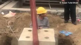 How RCC foundation is shifted | Civil Engineering |
