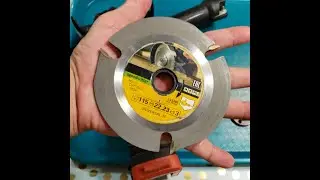 Wood Cutting Disc demonstration for Angle Grinder Power Tool