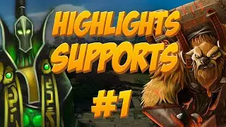 HIGHLIGHTS SUPPORT. Dota 2 | Хайлайты саппортов | Лучшие моменты.
